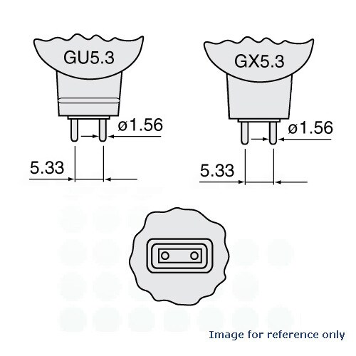 GLF bulb OSRAM 235w 230v G5.3 3100k Single Ended Halogen Light Bulb