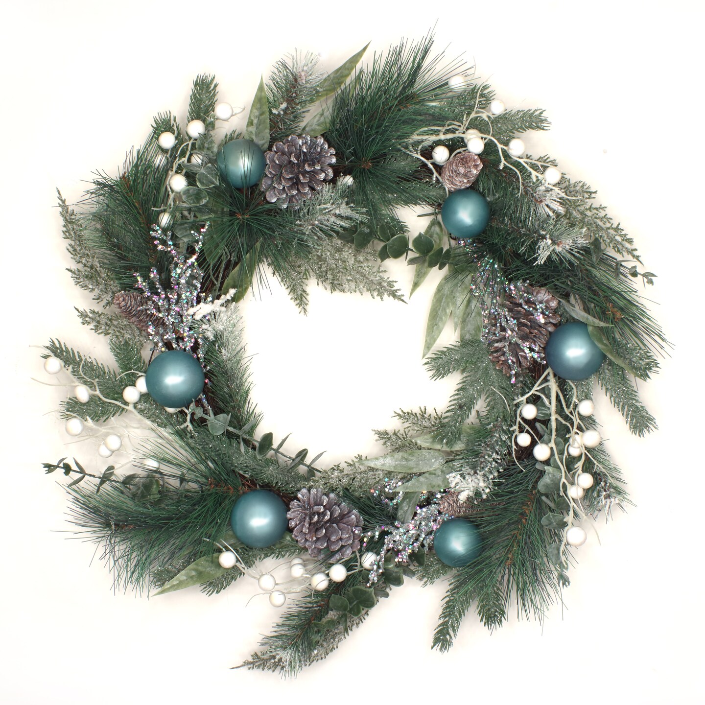 24" Decorated Evergreen Christmas Wreath Michaels Christmas Wreath Michaels