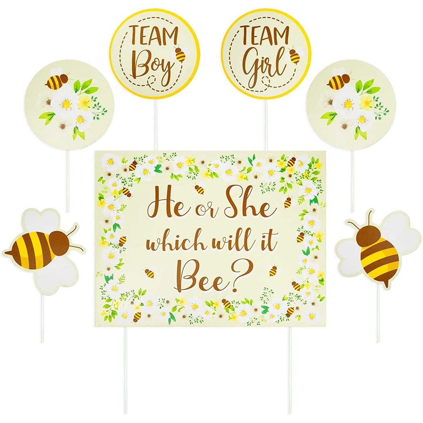 What Will It Bee Gender Reveal Party Decoration Complete Kit Baby
