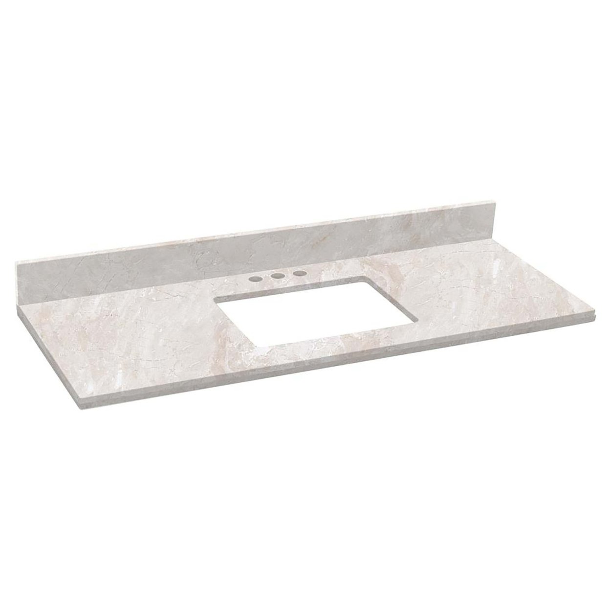 American Imaginations Countertop Beige Stone Top In Finish, Ai-19223