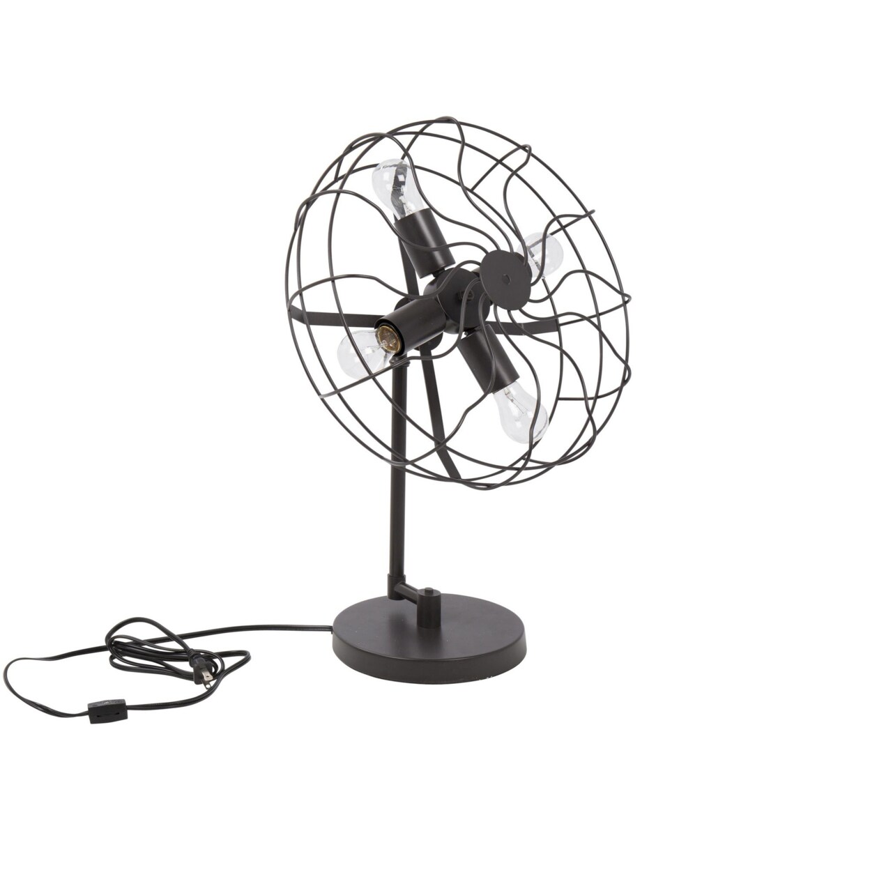 Lumisource Ozzy Industrial Table Lamp in Antique by