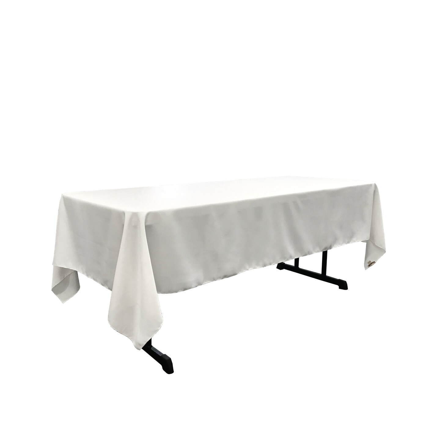 Rectangular Tablecloth Polyester Poplin Seamless Stain Resistant 60 x 126 Inches