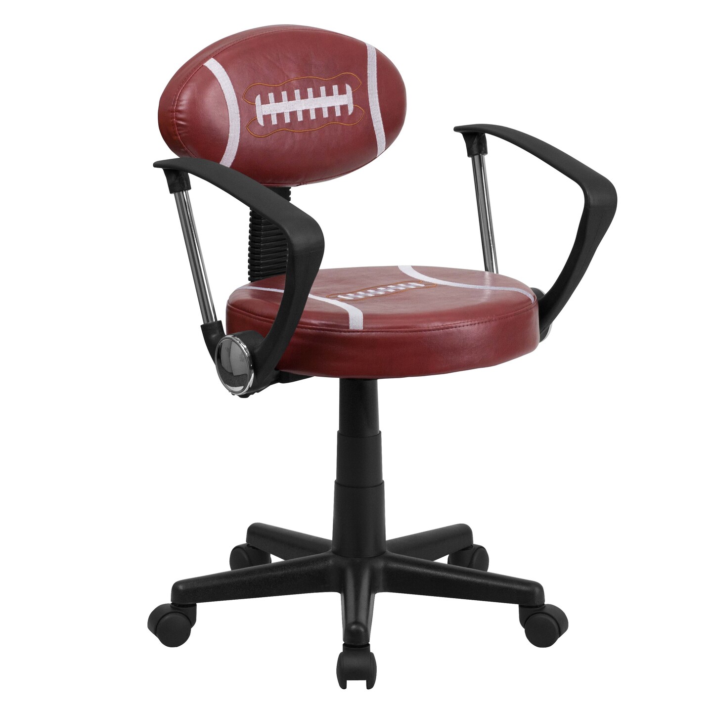 Emma and Oliver Sports Swivel Task Office Chair with Arms