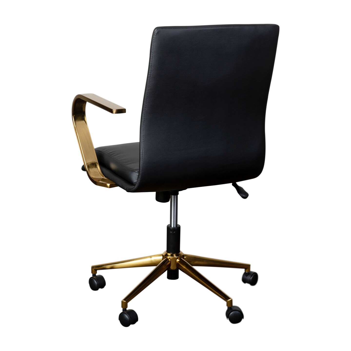Merrick Lane Artemis Mid-Back Home Office Chair with Armrests, Height Adjustable Swivel Seat and Five Star Base