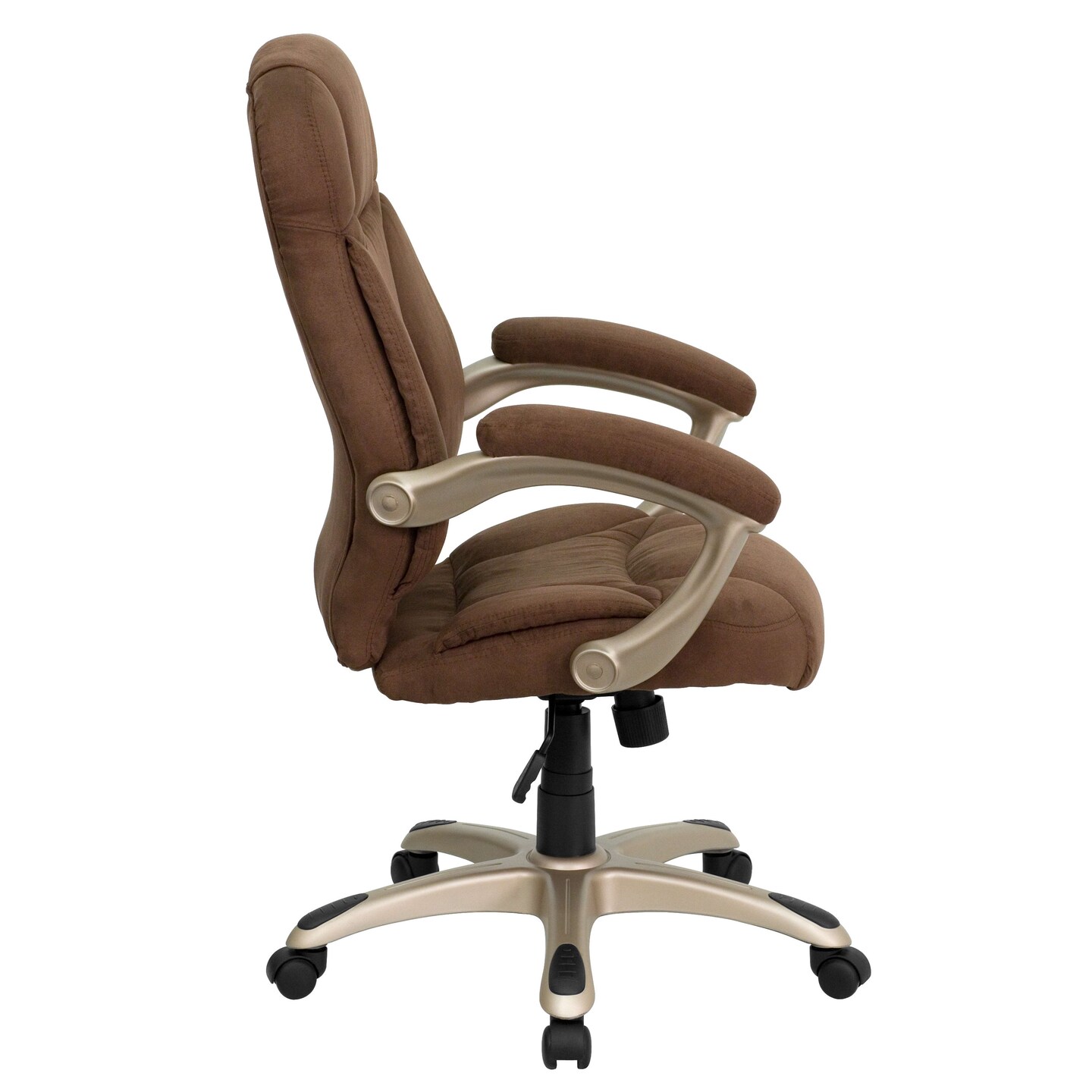 Emma and Oliver High Back Executive Ergonomic Office Chair with Silver Nylon Base and Arms