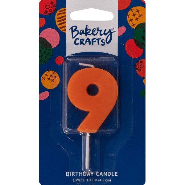 Mini Block Numeral Candle, 1ct