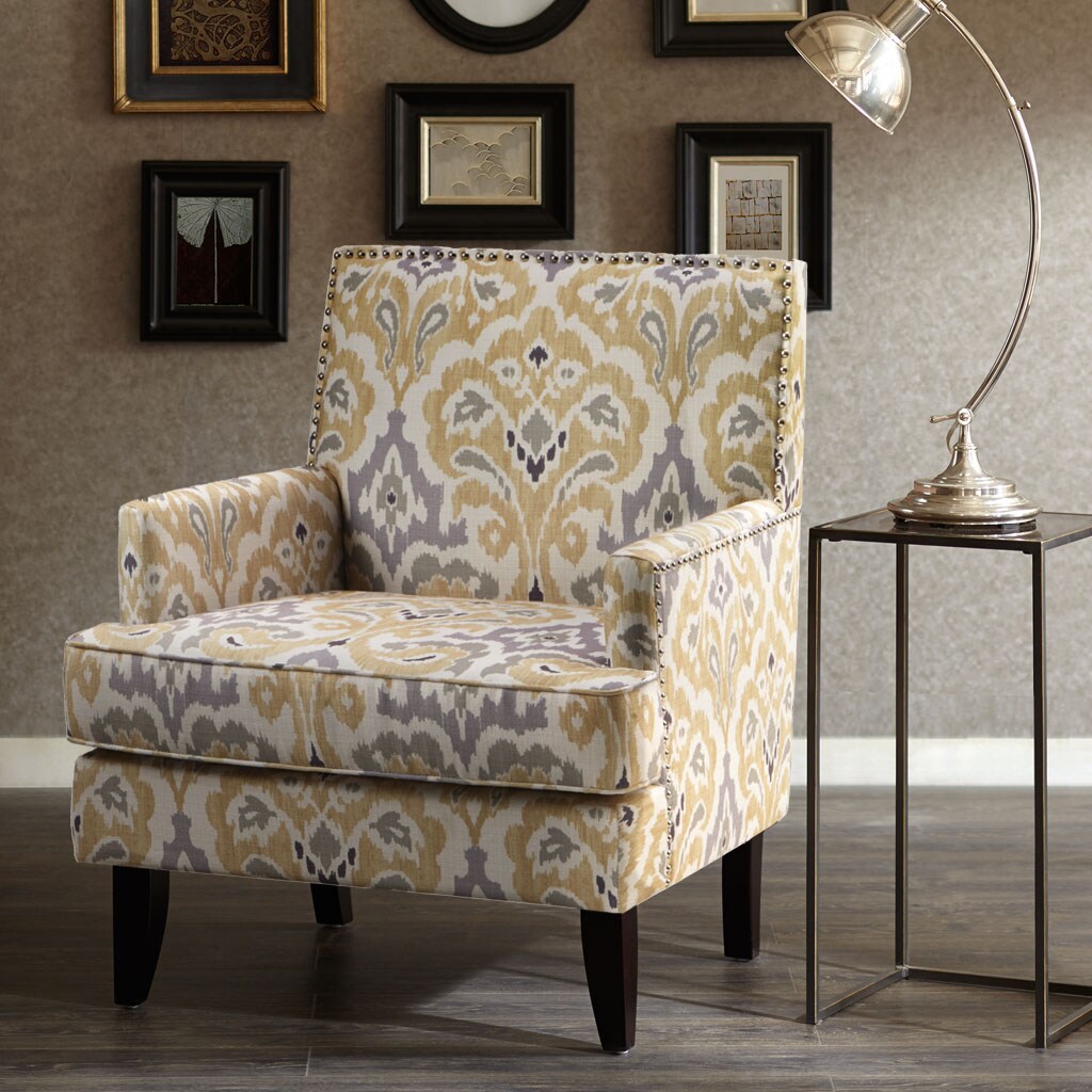 Gracie Mills   Track Arm Club Chair - GRACE-3932