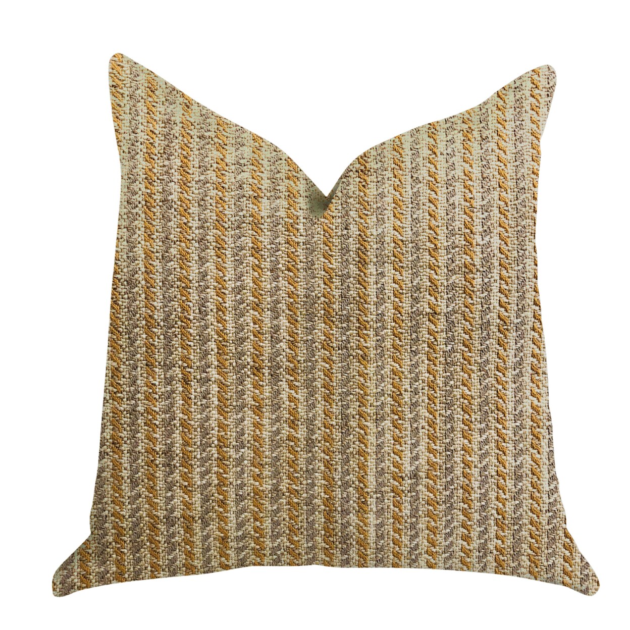 Plutus Brands Woven Beliza Luxury Throw Pillow Double Sided 20&#x22; x 36&#x22; King