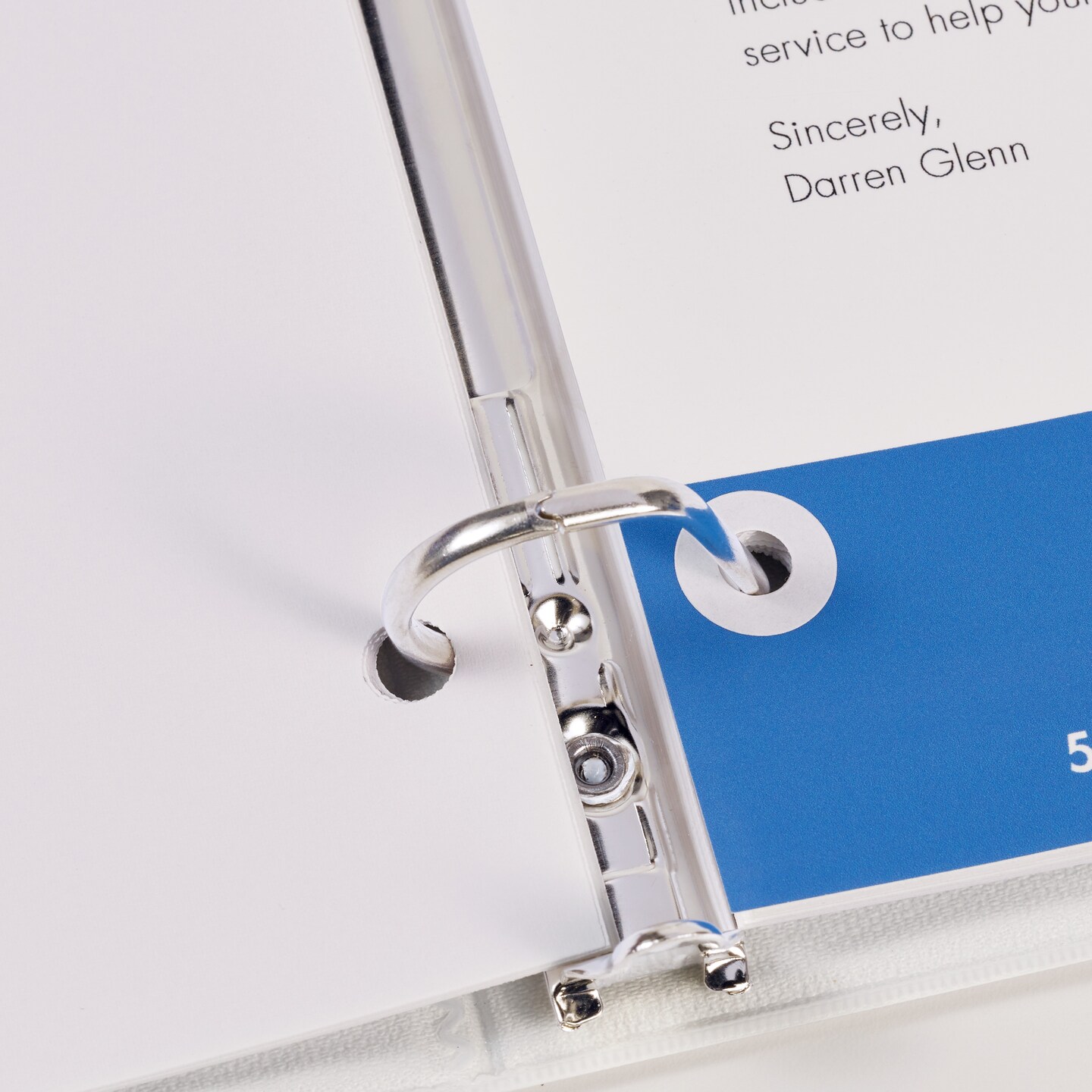 Avery Self-Adhesive Hole Reinforcement Stickers, 1/4" Diameter Hole Punch Reinforcement Labels, White, Non-Printable, 1,000 Labels Per Pack, 2-Pack, 2,000 Labels Total (5615)