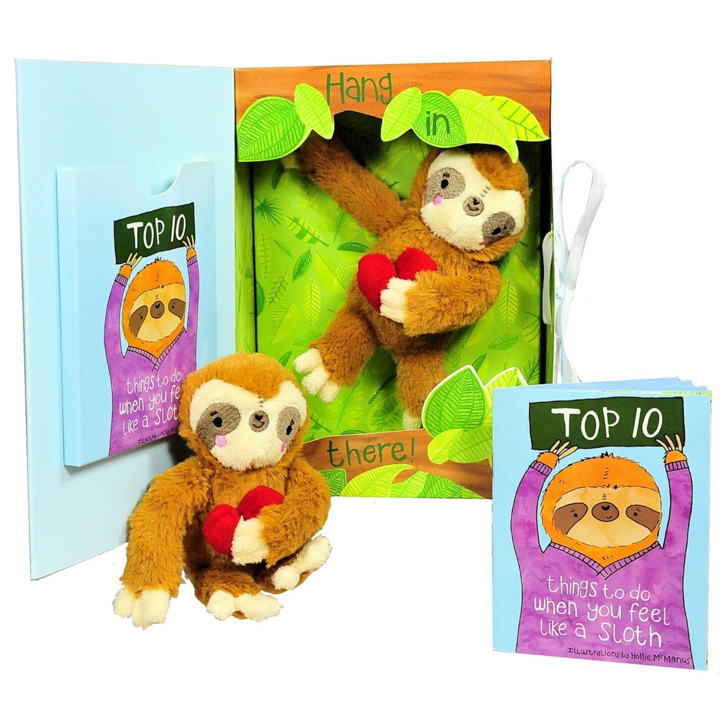 Tickle &#x26; Main Get Well Soon Gifts for Kids - Feel Like a Sloth? Feel Better Gift for Women, Men, Teens, Recovery Plush Sloth, Great After Surgery Gift