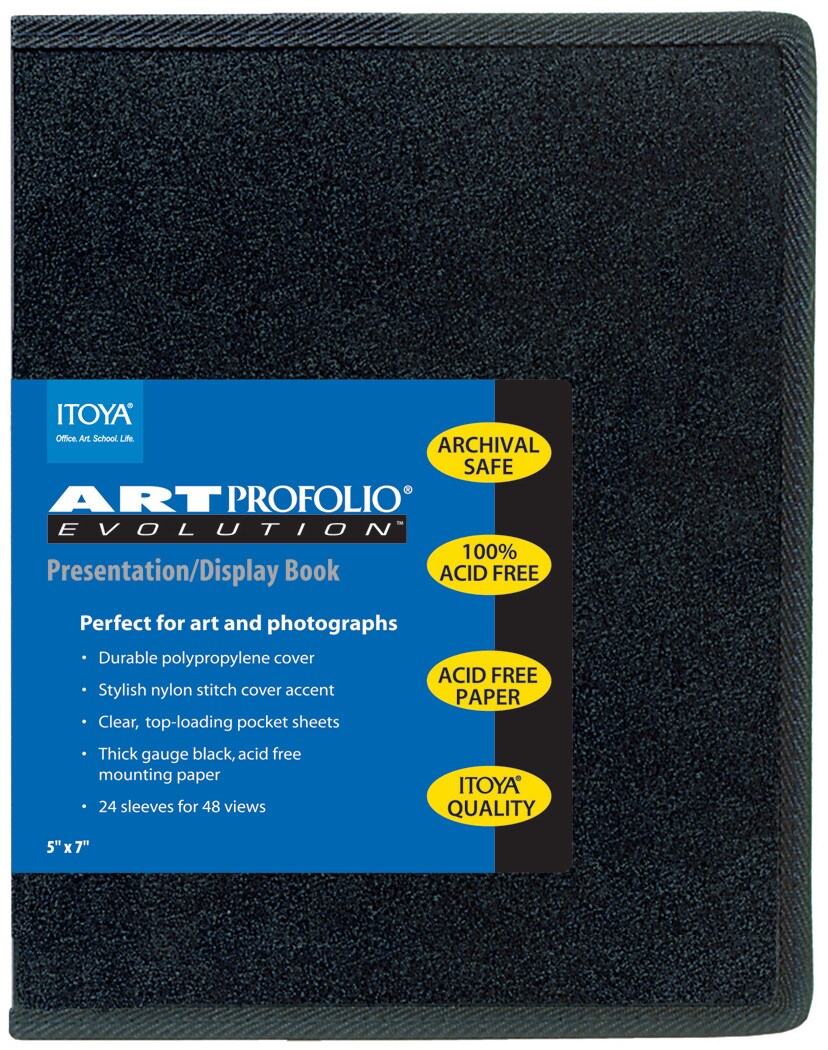 Itoya Art Profolio Evolution Presentation & Display Book, 5" X 7"