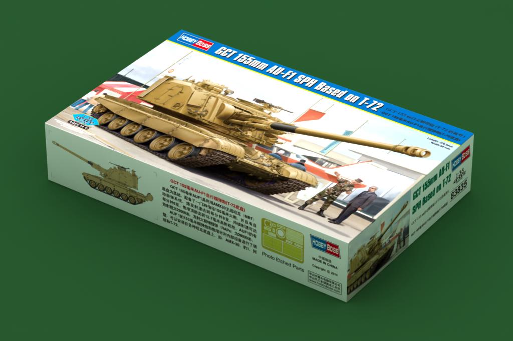 HobbyBoss  1/35 GCT 155MM AU-F1 SPH BASED ON T-72 Plastic Model