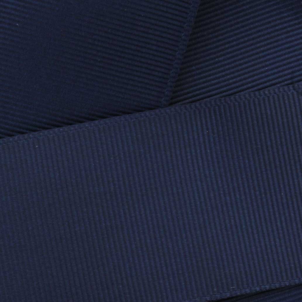 3/8&#x22; Grosgrain Ribbon Solid 370 Navy 50 Yard