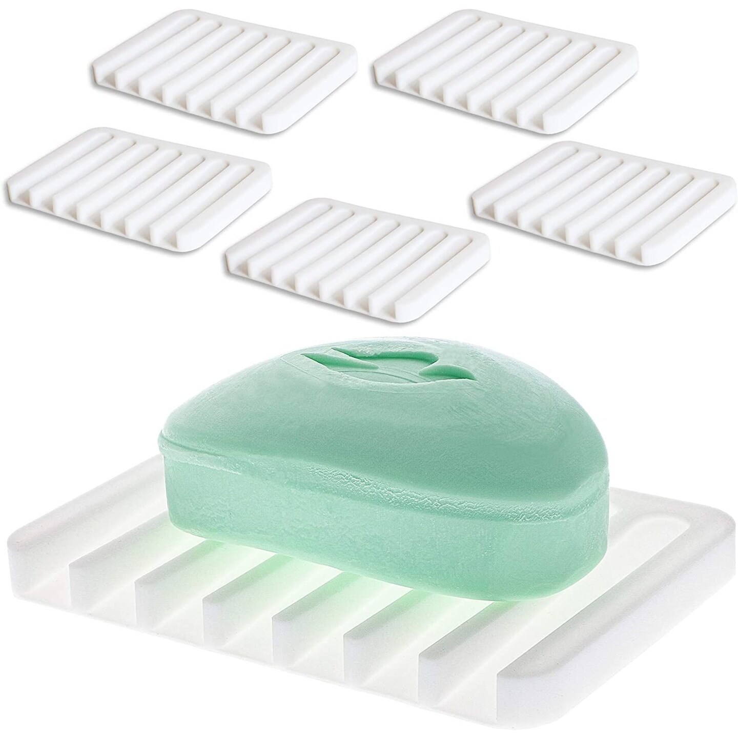 Pack Flexible Silicone Soap Saver Dish Drainer Holder Tray X Inches Michaels