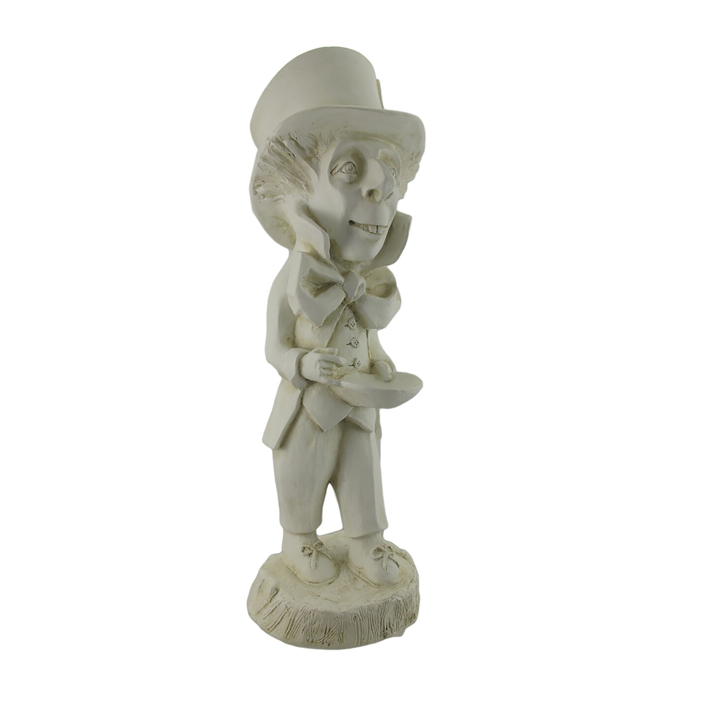 Museum White Alice in Wonderland Mad Hatter Garden / Patio Statue