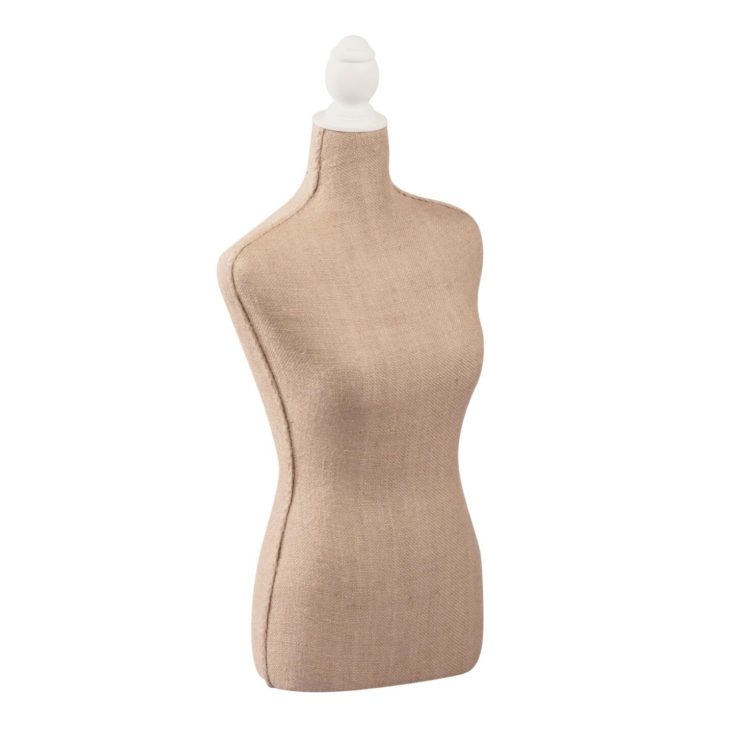 Tripar International 64&#x22; Beige and White Modern Burlop Body Form