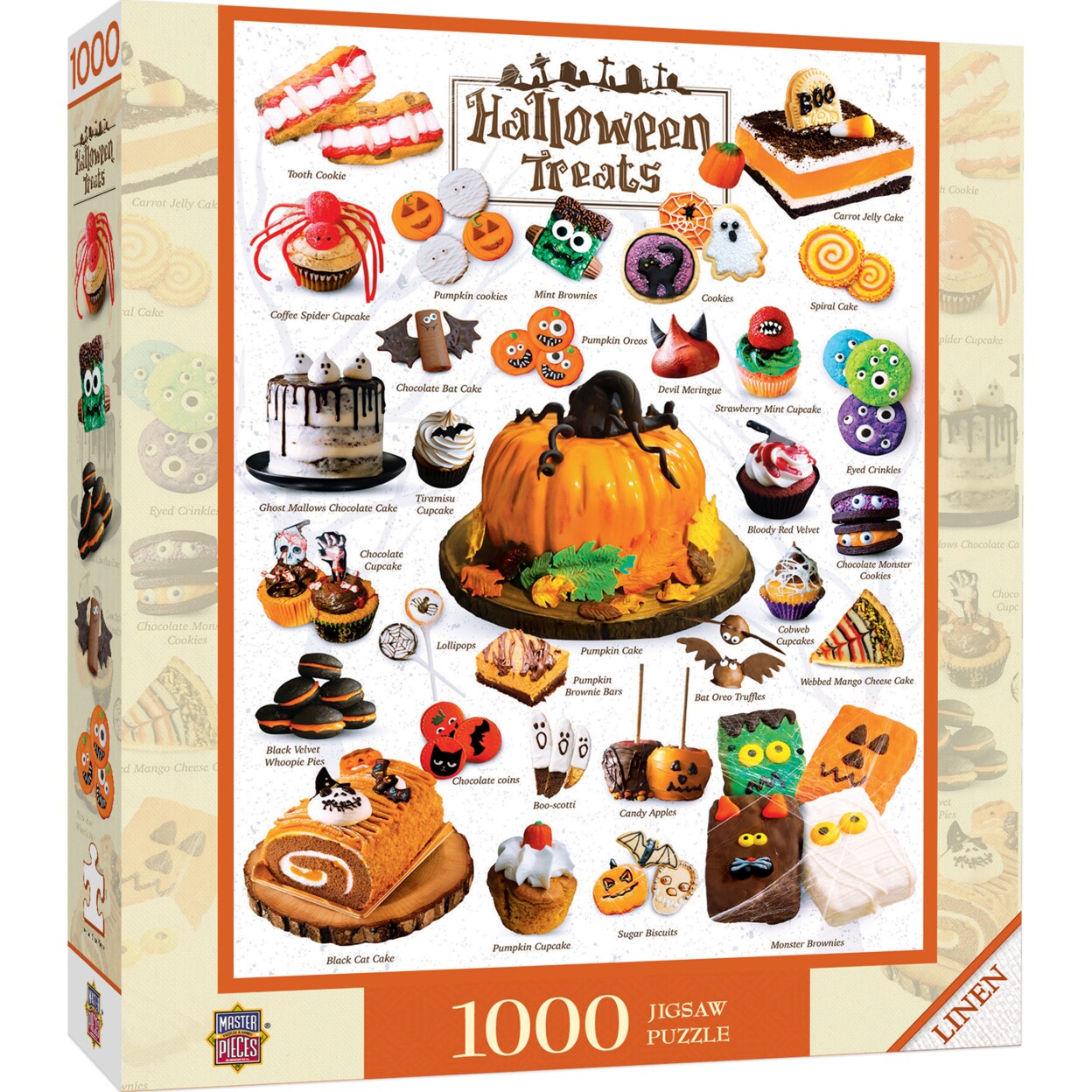 Masterpieces   1000 Piece Jigsaw Puzzle - Halloween Treats - 19.25&#x22;x26.75&#x22;