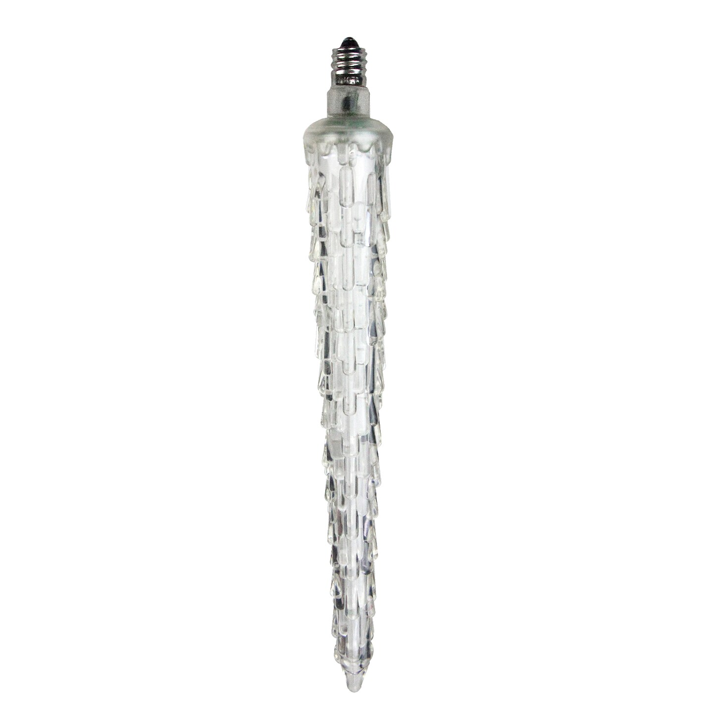 HUB Commercial Steady Burning C7 LED Christmas Icicle Light Bulb - Cool White - 7&#x22;