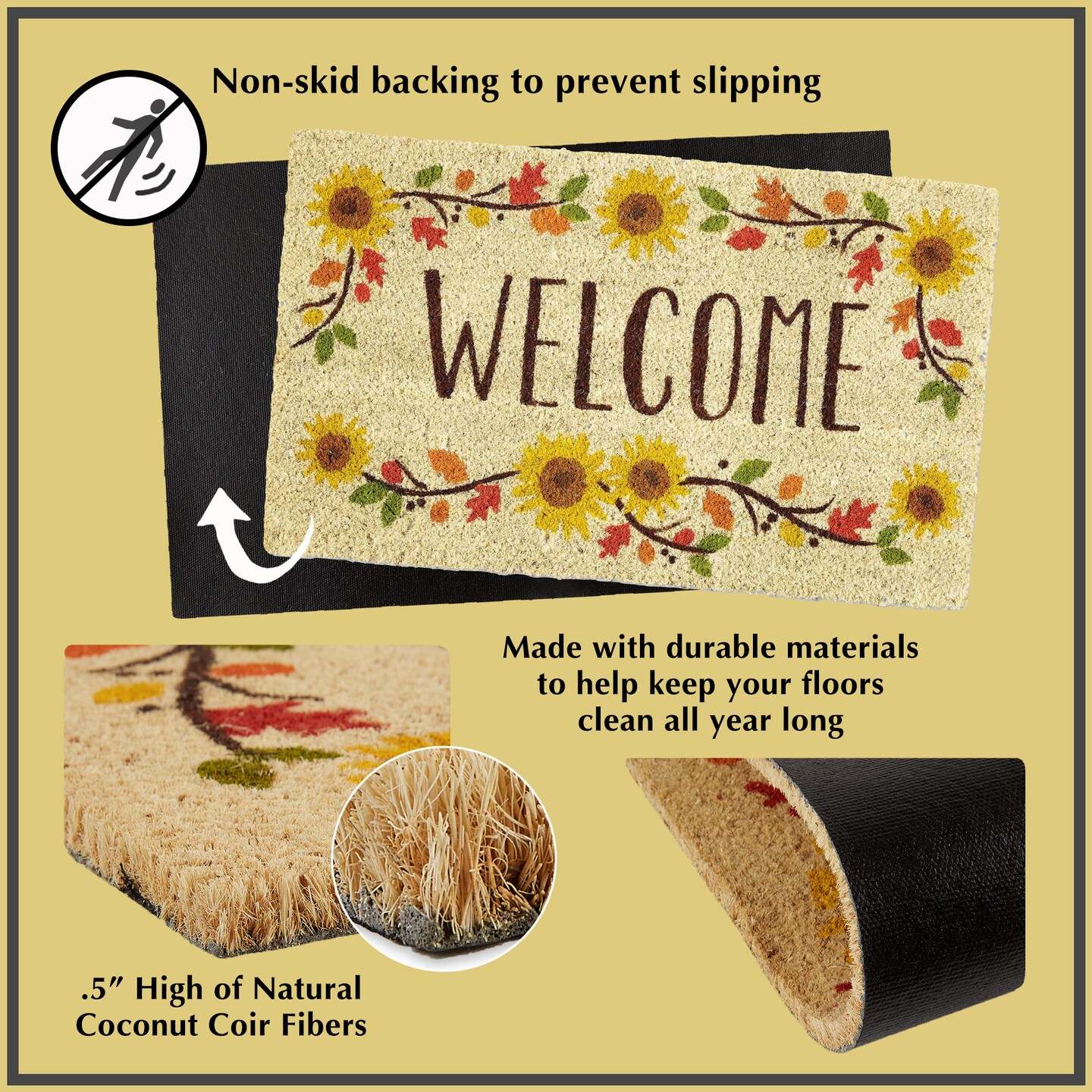 Contemporary Welcome Home Mats