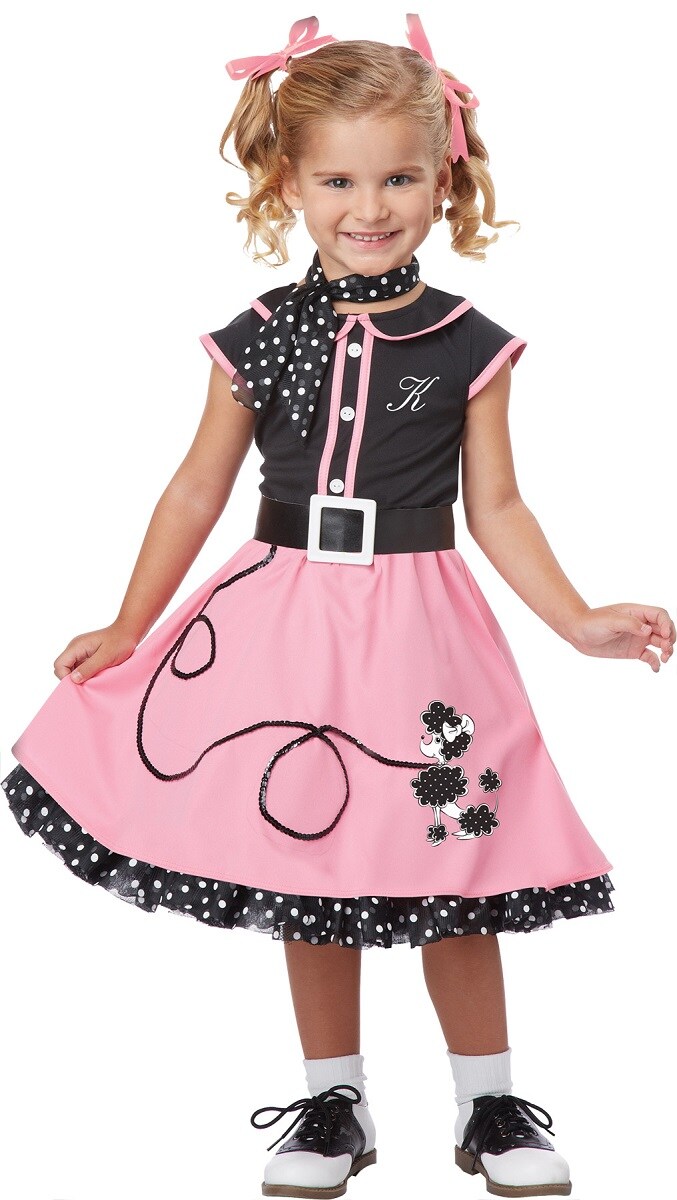 The Costume Center Black and Pink Poodle Cutie Girl Child Halloween Costume - Small