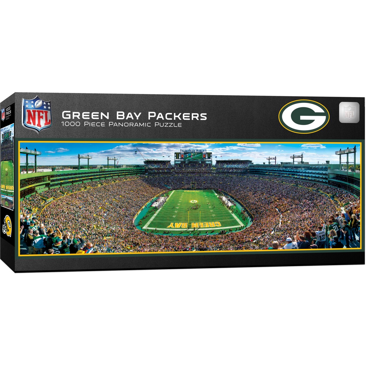Masterpieces   Sports Panoramic Puzzle - NFL Green Bay Packers  Endzone View
