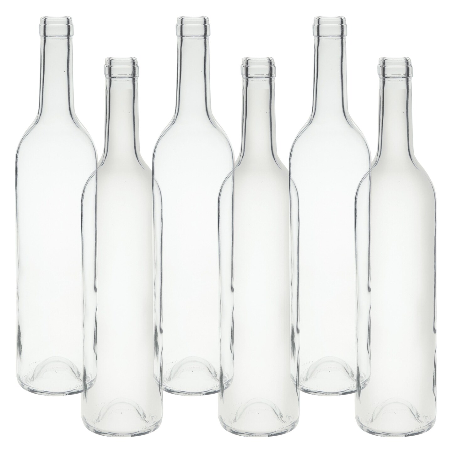 Decorative Clear Glass Bottles