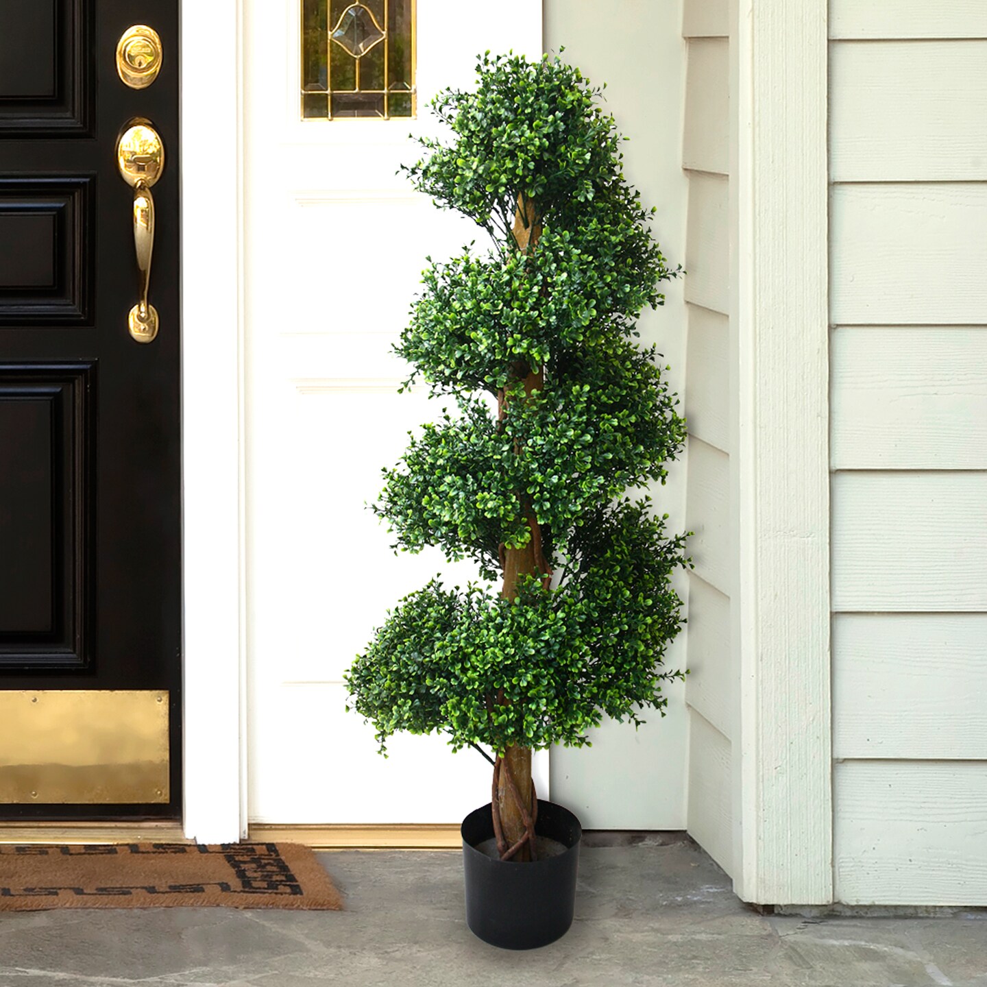 Pure Garden 48 inch Boxwood Spiral Tree | Michaels