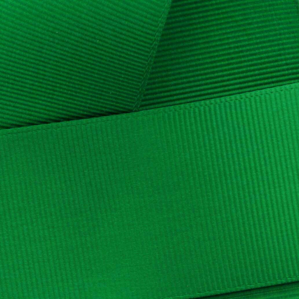 3&#x22; Grosgrain Ribbon Solid 580 Emerald 25yd
