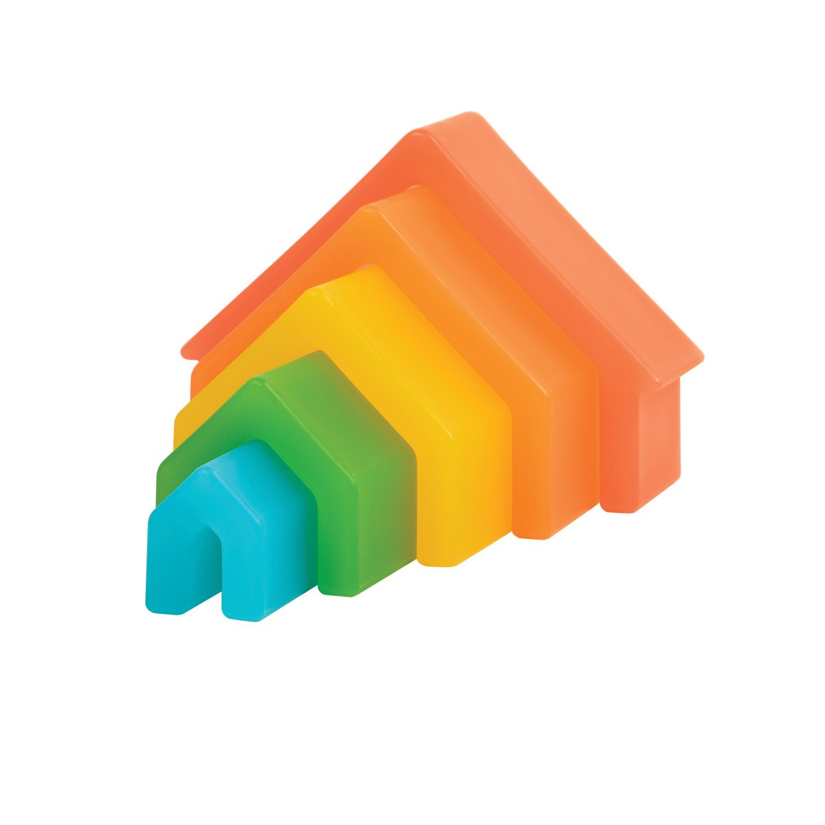 Kaplan Early Learning Company Discovery Stackers - Rainbow House - 5 Pieces