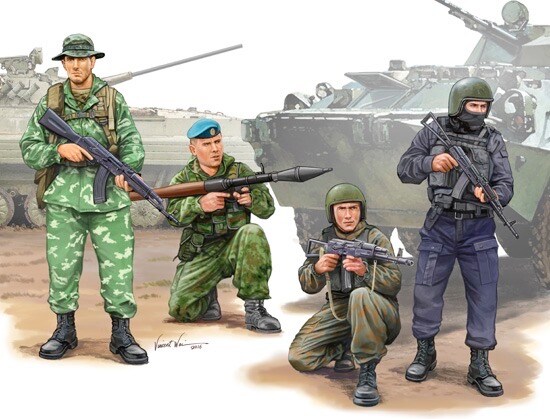 Trumpeter  1/35 RUSSAIN SPECIAL OPERATION FORCE Plastic Model