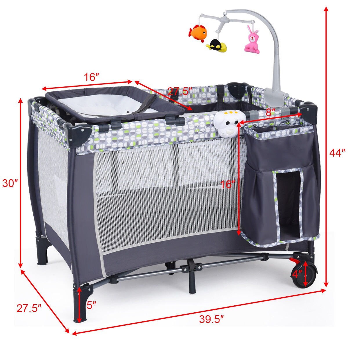 Costway baby cot hotsell