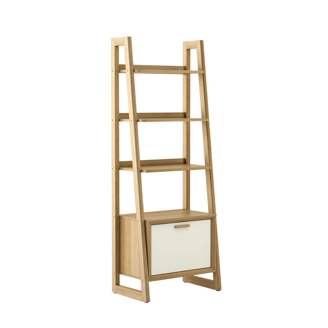 Anderson Teak Study Room Kathy Multipurpose Storage Display Shelf Ladder Bookcase