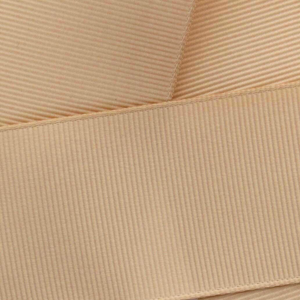 3/8&#x22; Grosgrain Ribbon Solid 835 Tan 50 Yard