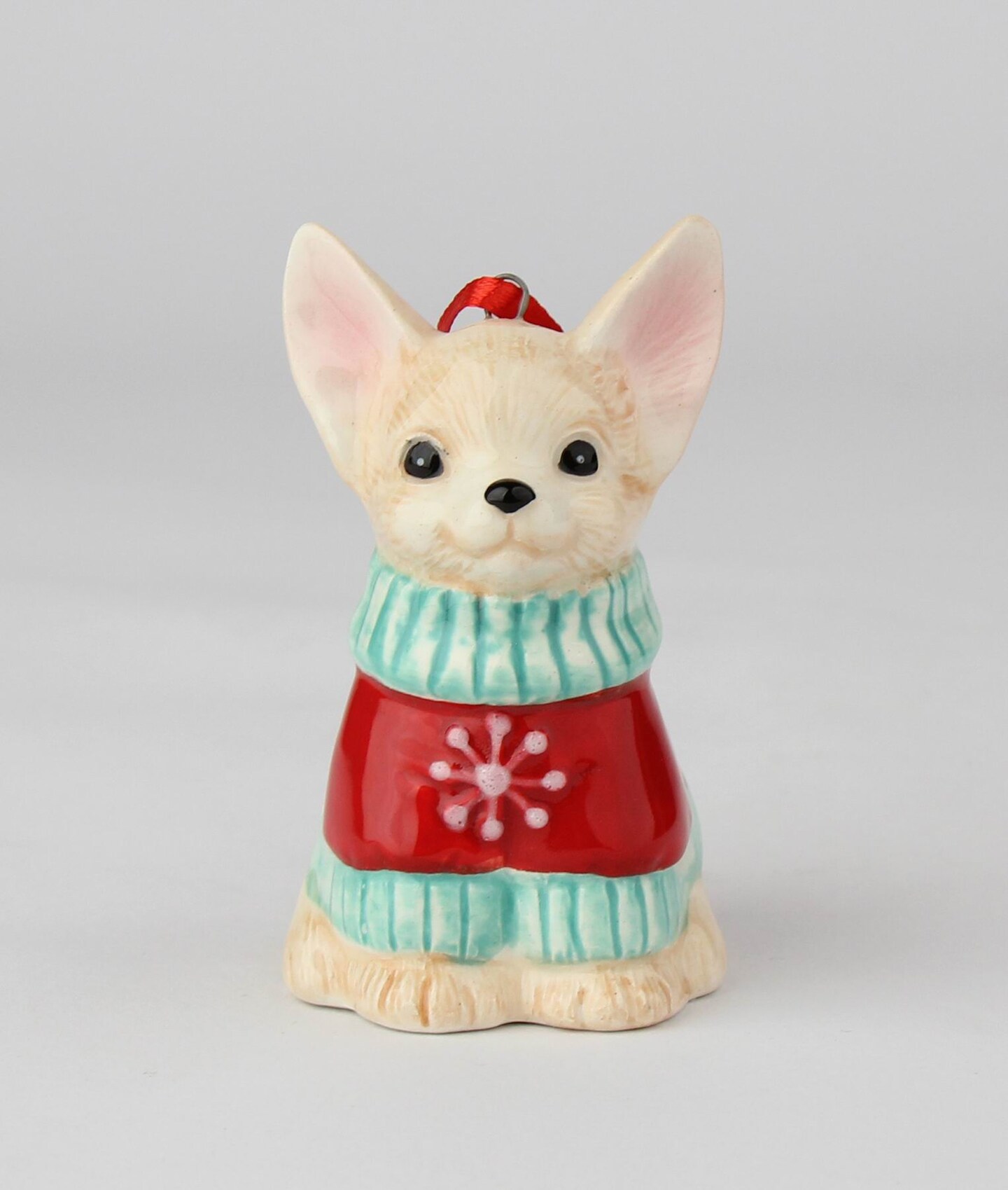 Ceramic Christmas Chihuahua Ornament, Gift for Her, Gift for Mom, Kitchen D&#xE9;cor, Dining Table D&#xE9;cor, Gift for Dog Lover, Pet Loss Gift