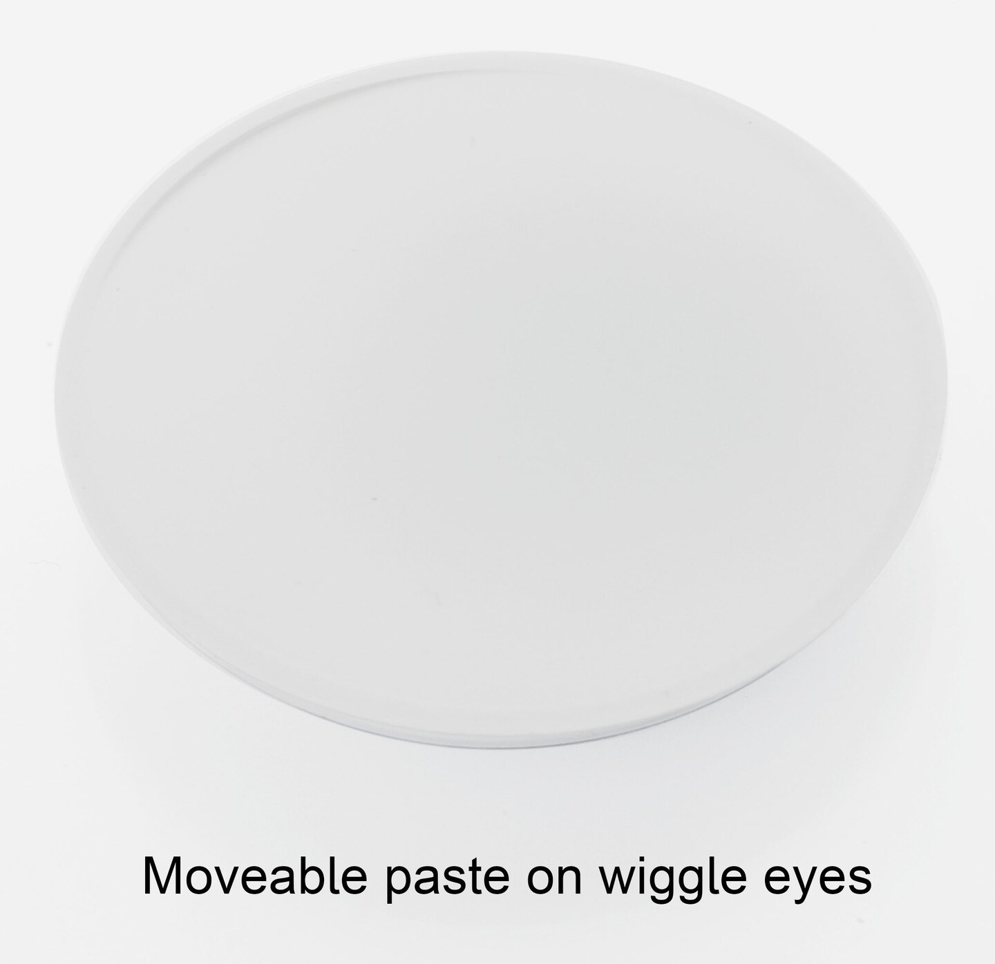 Essentials by Leisure Arts Eyes Printed Moveable 12mm with Eyelashes 20pc Googly Eyes, Google Eyes for Crafts, Big Googly Eyes for Crafts, Wiggle Eyes, Craft Eyes