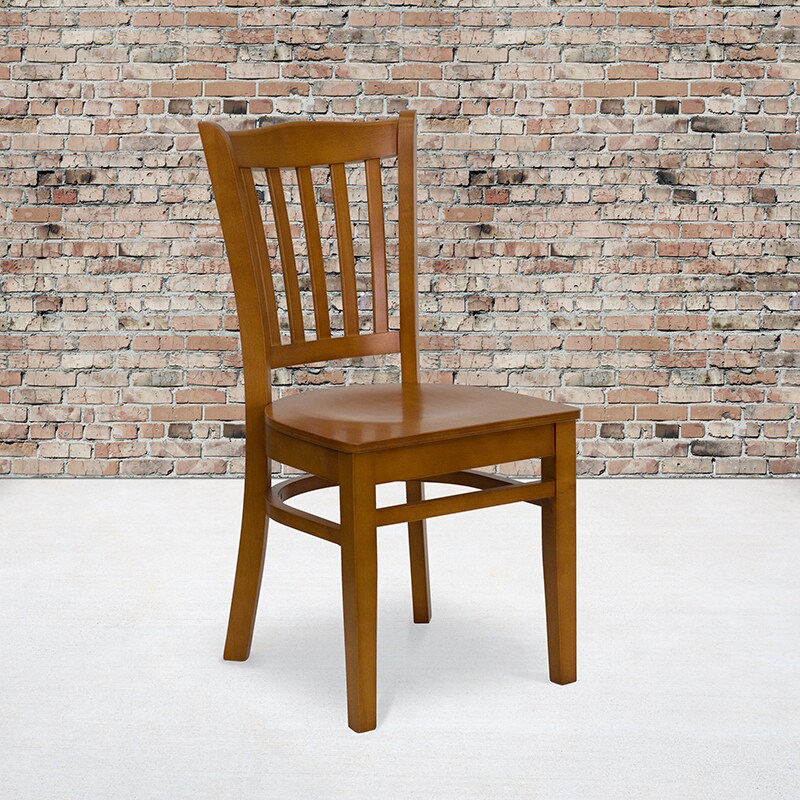 Flash Furniture Wood Restaurant Chair Cherry