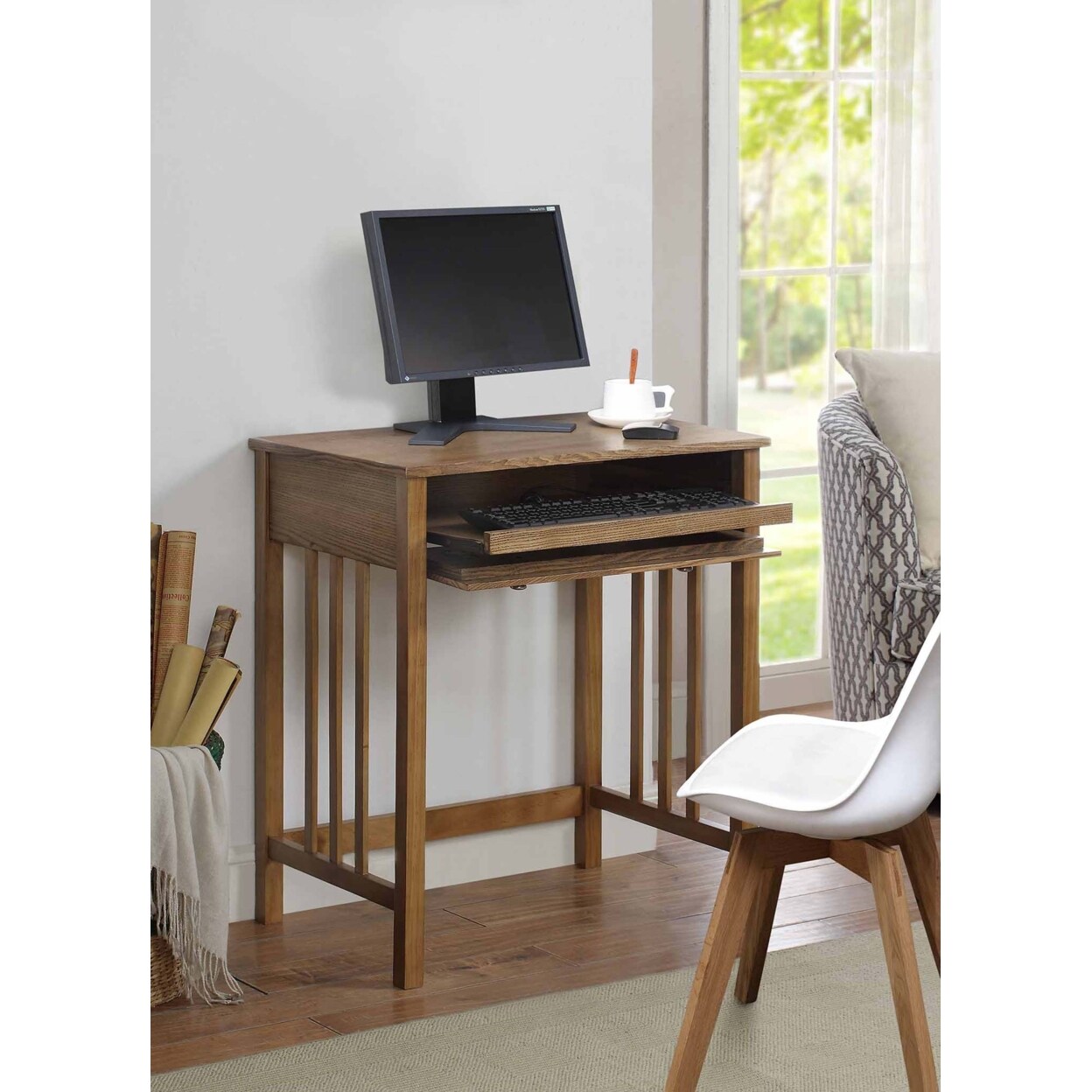 Convenience Concepts Designs2Go Mission Desk, Driftwood