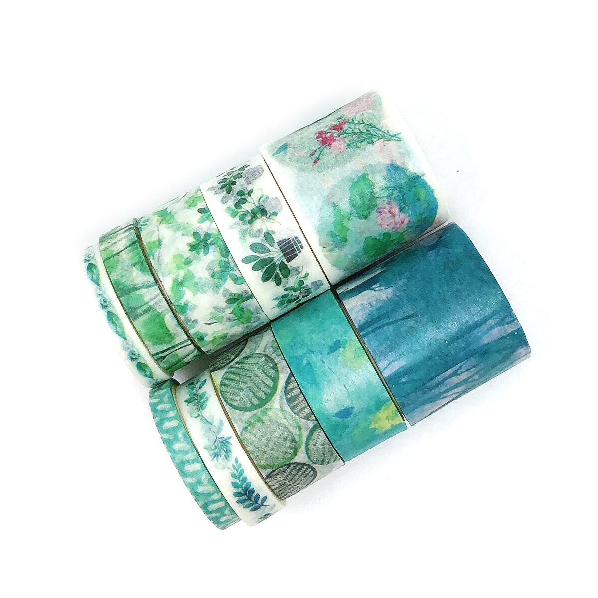 Wrapables Decorative Washi Tape Box Set (10 Rolls)