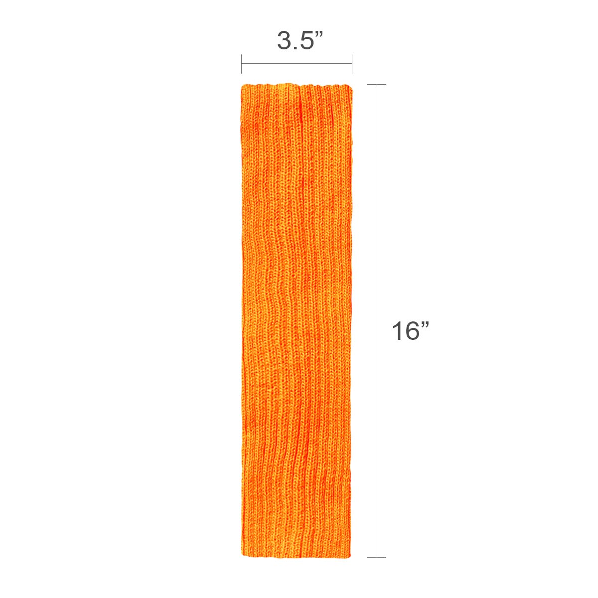 Wrapables 80's Style Neon Fluorescent Ribbed Leg Warmers