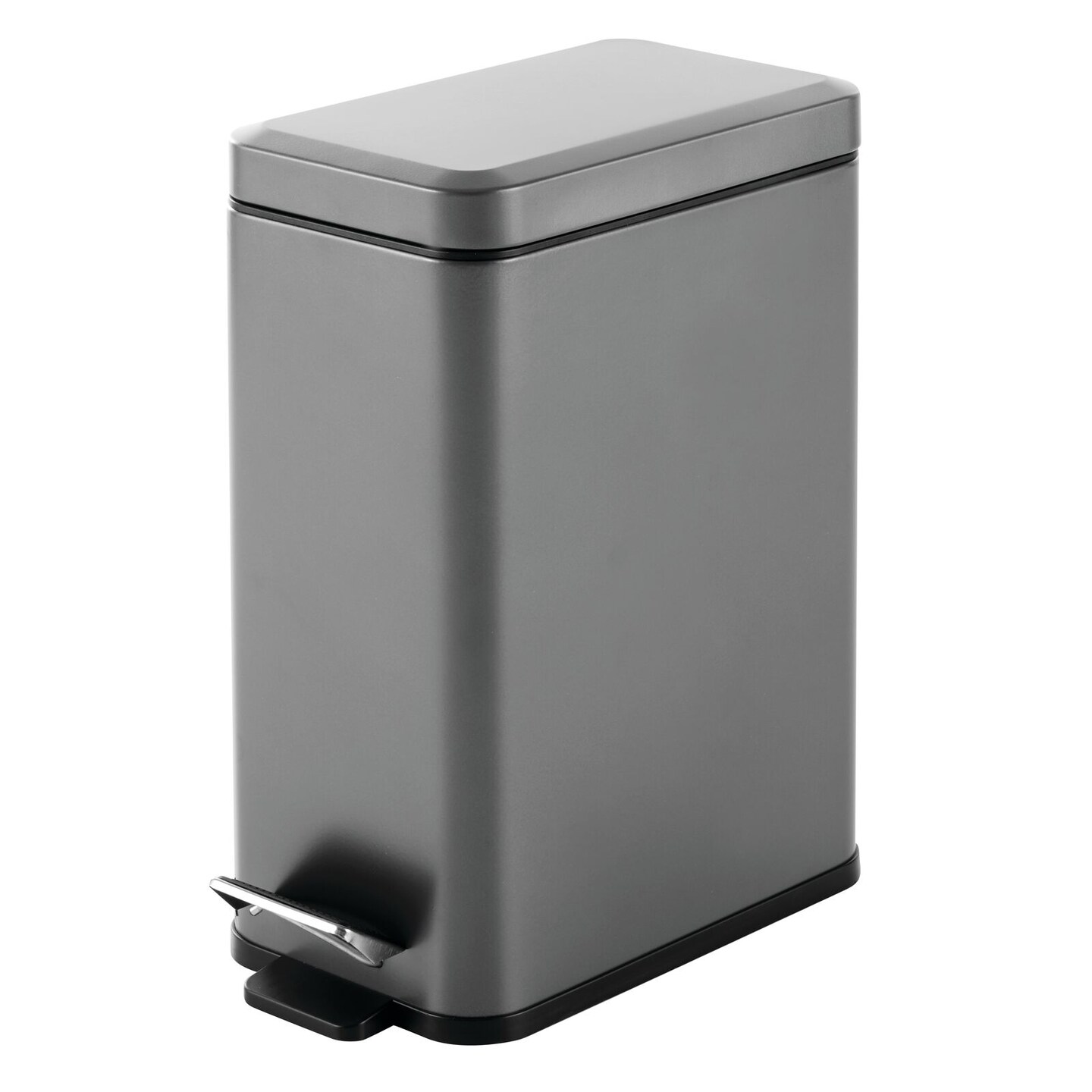 mDesign Step Trash Can, Gallon Garbage Bin, Removable Liner Bucket