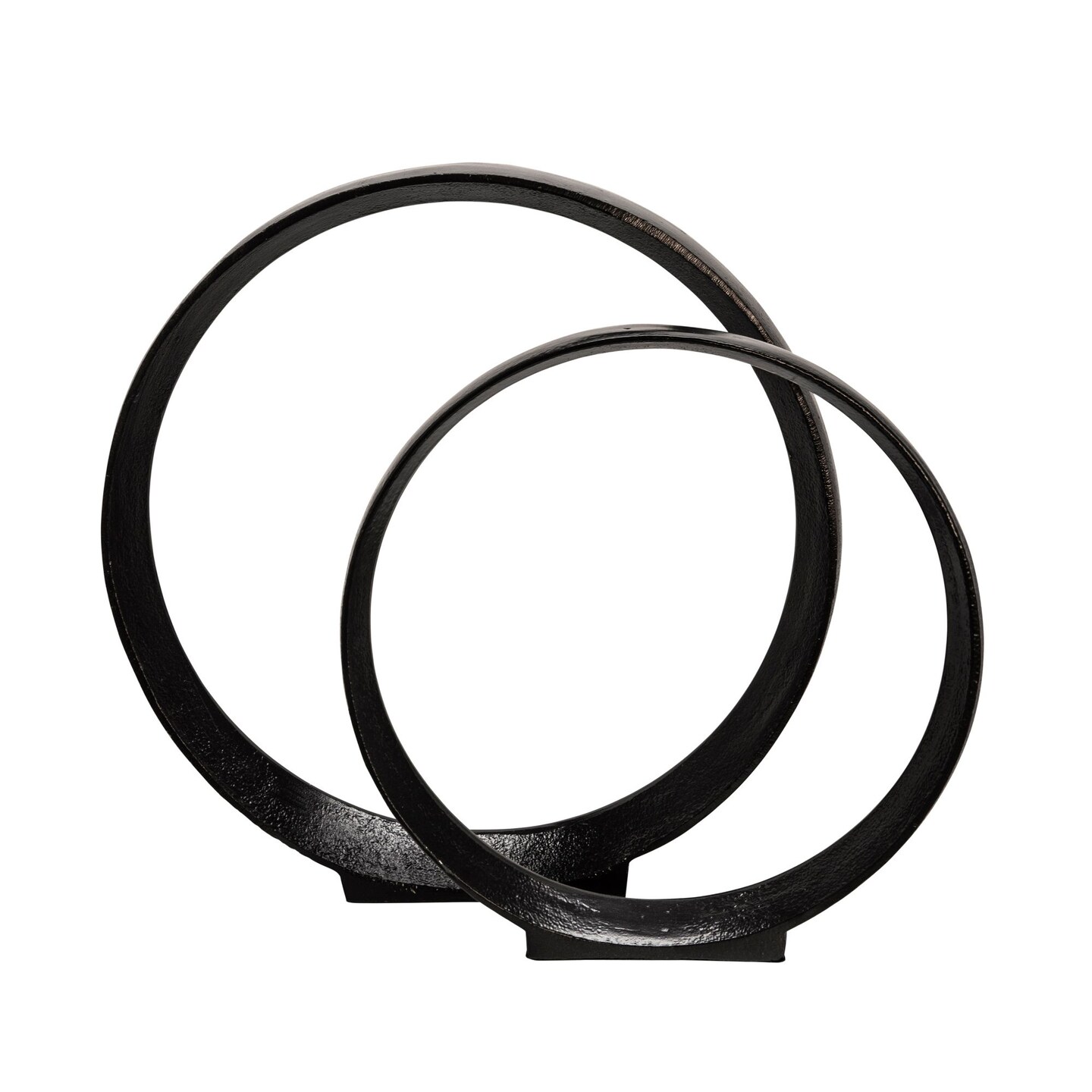 Kingston Living Aluminum Rings Table Top Decoration - 14.25