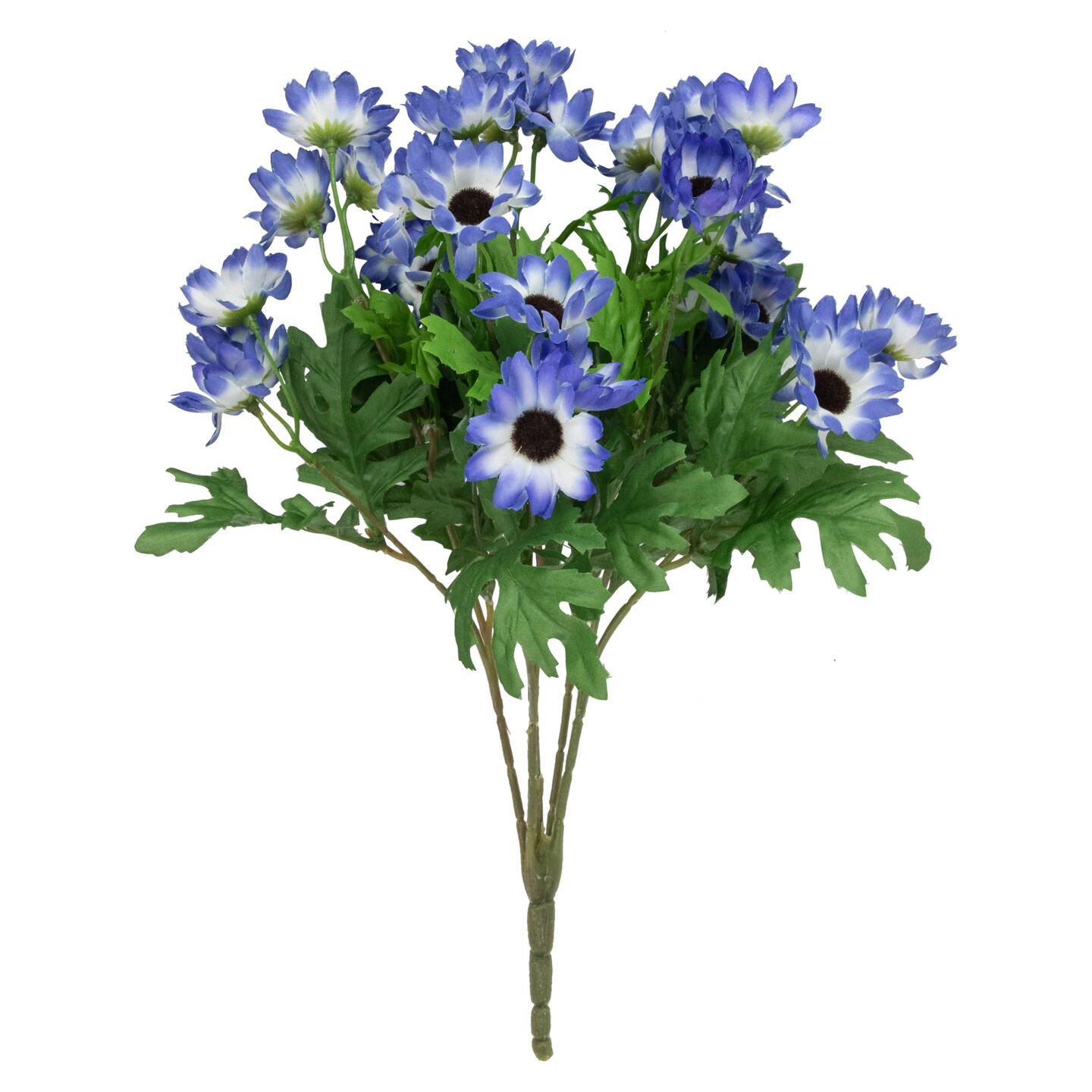 Allstate 15&#x22; Blue Cineraria Daisies Artificial Silk Floral Bouquet