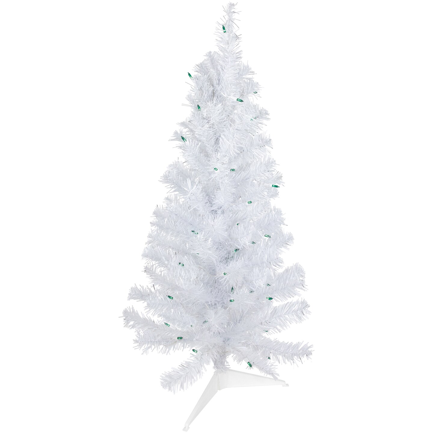 Northlight 3' PreLit Medium White Pine Artificial Christmas Tree