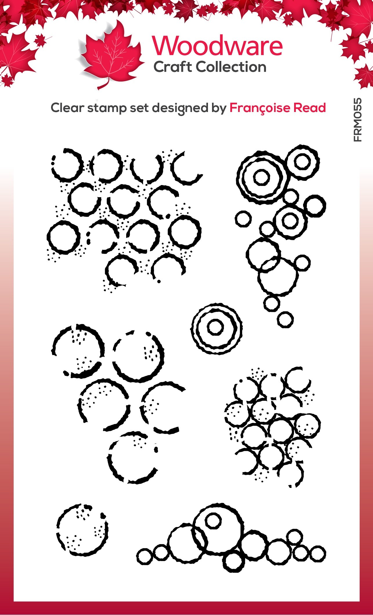 Woodware Clear Stamp 3&#x22;X4&#x22;-Singles Circles