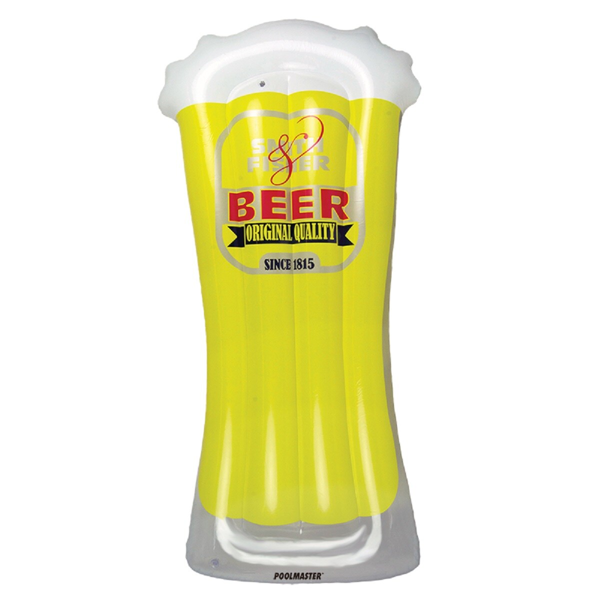 Pool Central 72&#x22; O&#x2019; Beer Inflatable Yellow and white Swimming Pool Mattress