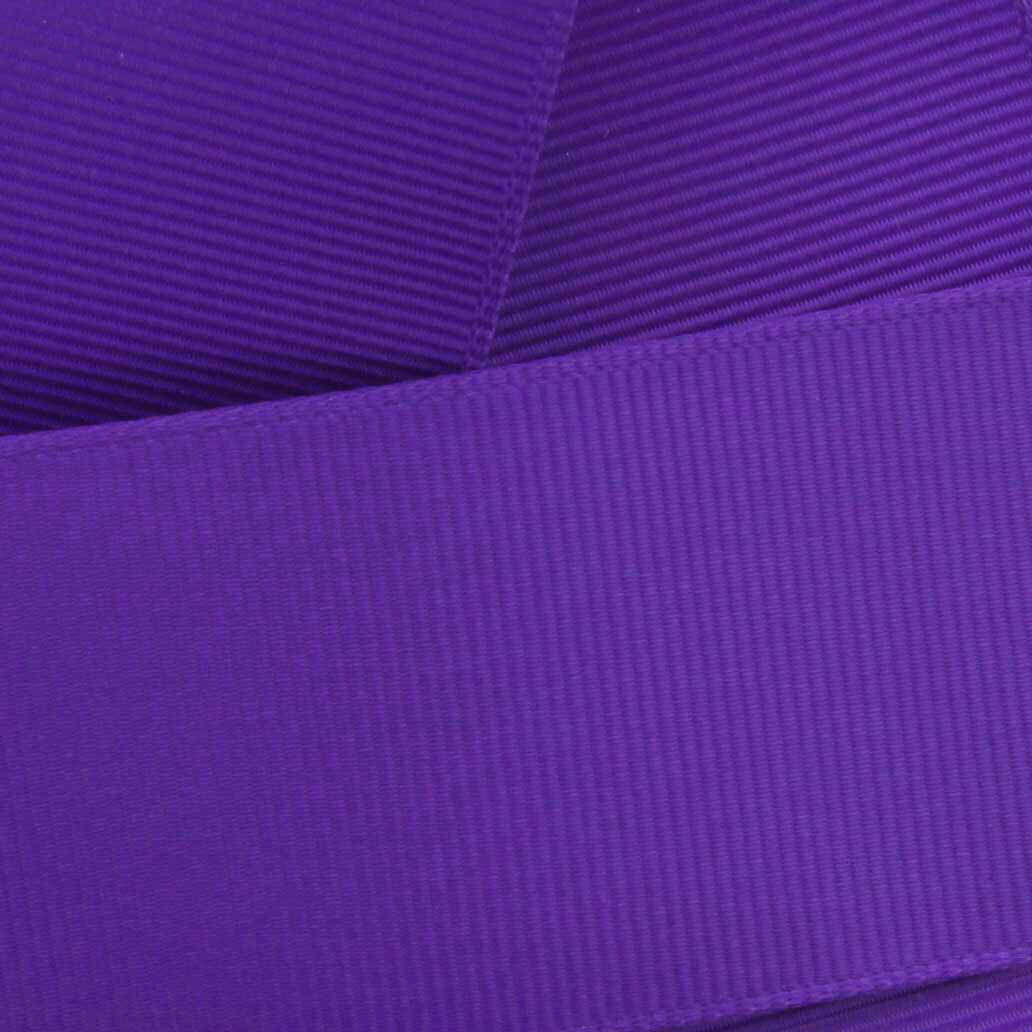 3&#x22; Grosgrain Ribbon Solid 470 Regal Purple 3yd