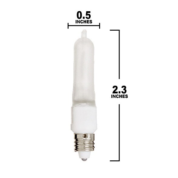 Satco S1914 50W 120V E11 base Frost halogen light bulb | Michaels