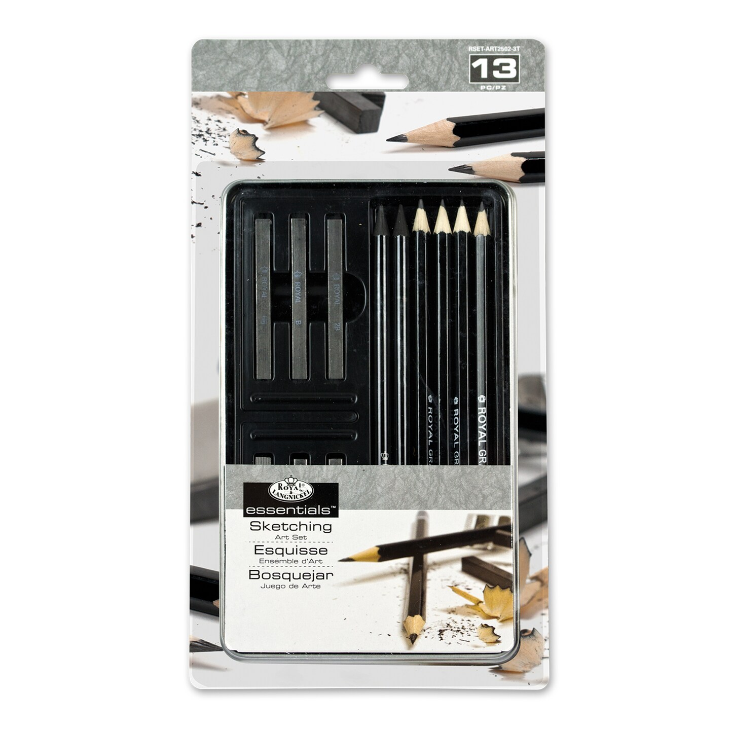 Royal Mini Tin Art Set - Sketch Pencils and Graphite Sticks