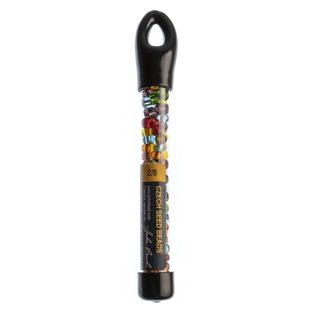 John Bead Czech Glass Seed Beads, 2/0