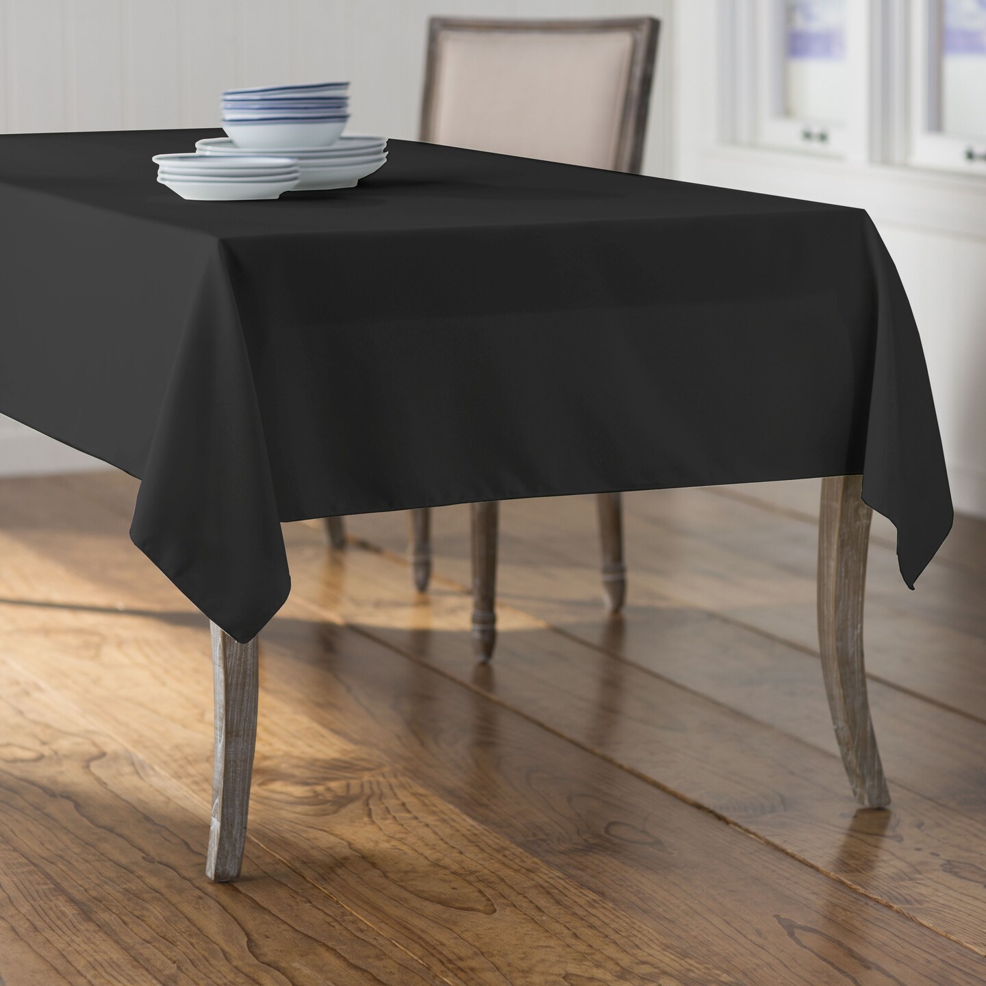 Polyester Poplin Rectangular Tablecloth 60 By 144-inch